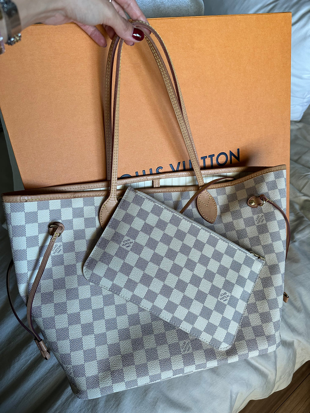 LV tote neverfull MM
