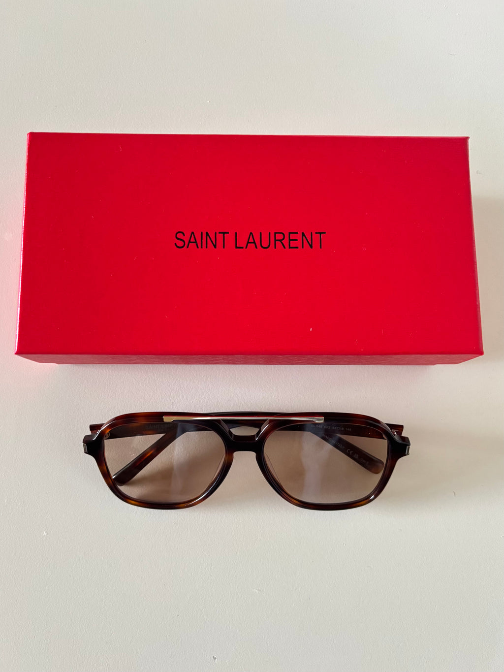 Saint Laurent Aviador cuadrado / Navigator Carey