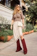 Cayetana Gamuza Cereza