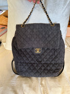 Chanel backpack denim