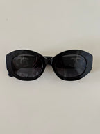 Chanel Black Oversized Oval