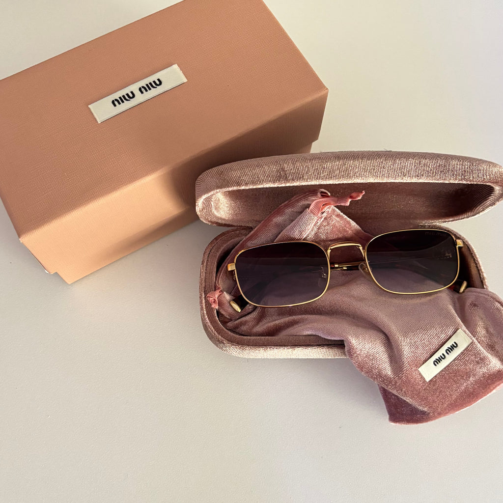 Miu miu lentes rectangulares
