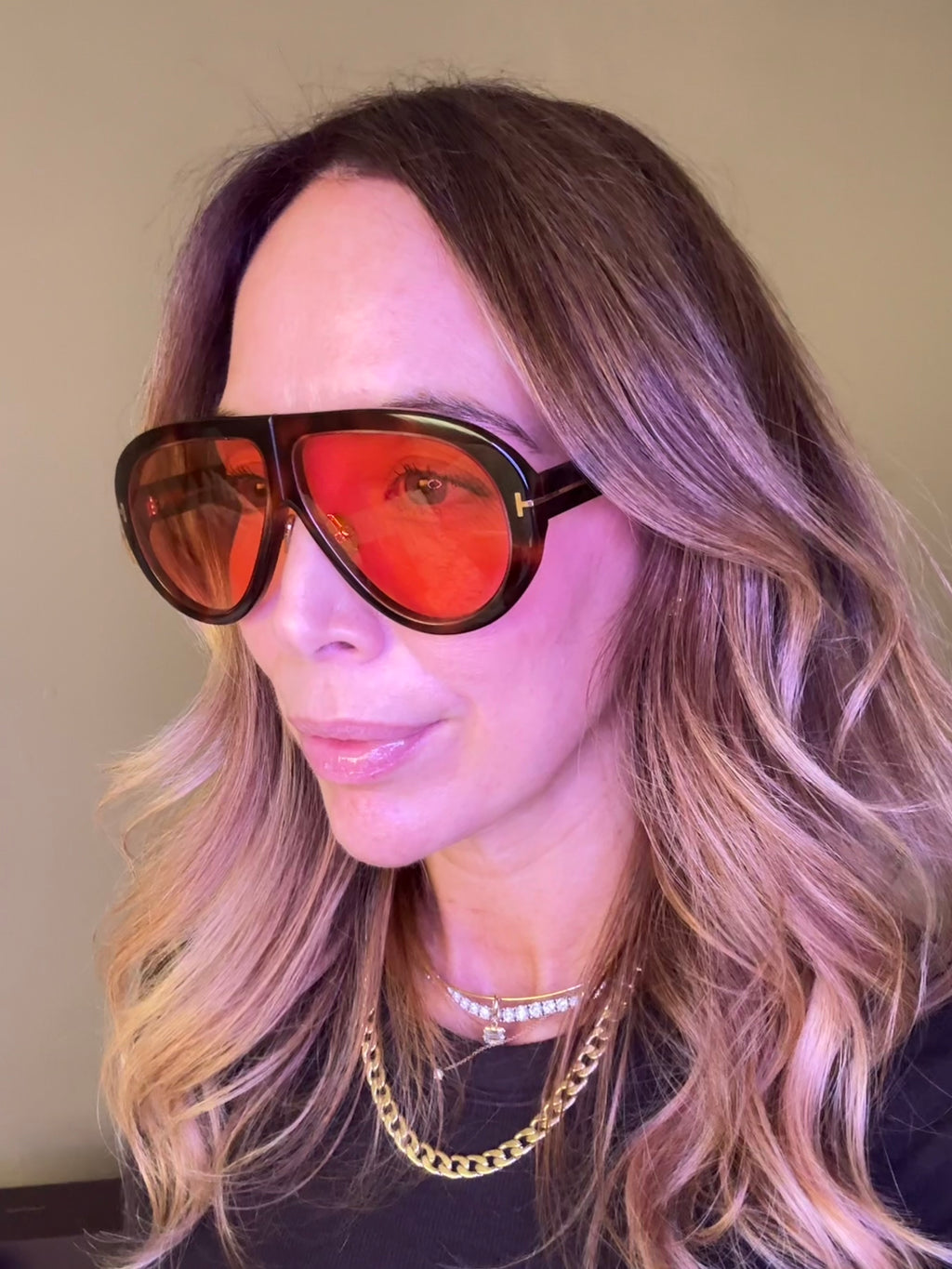 Tom ford lentes aviator troy