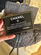 Chanel backpack denim