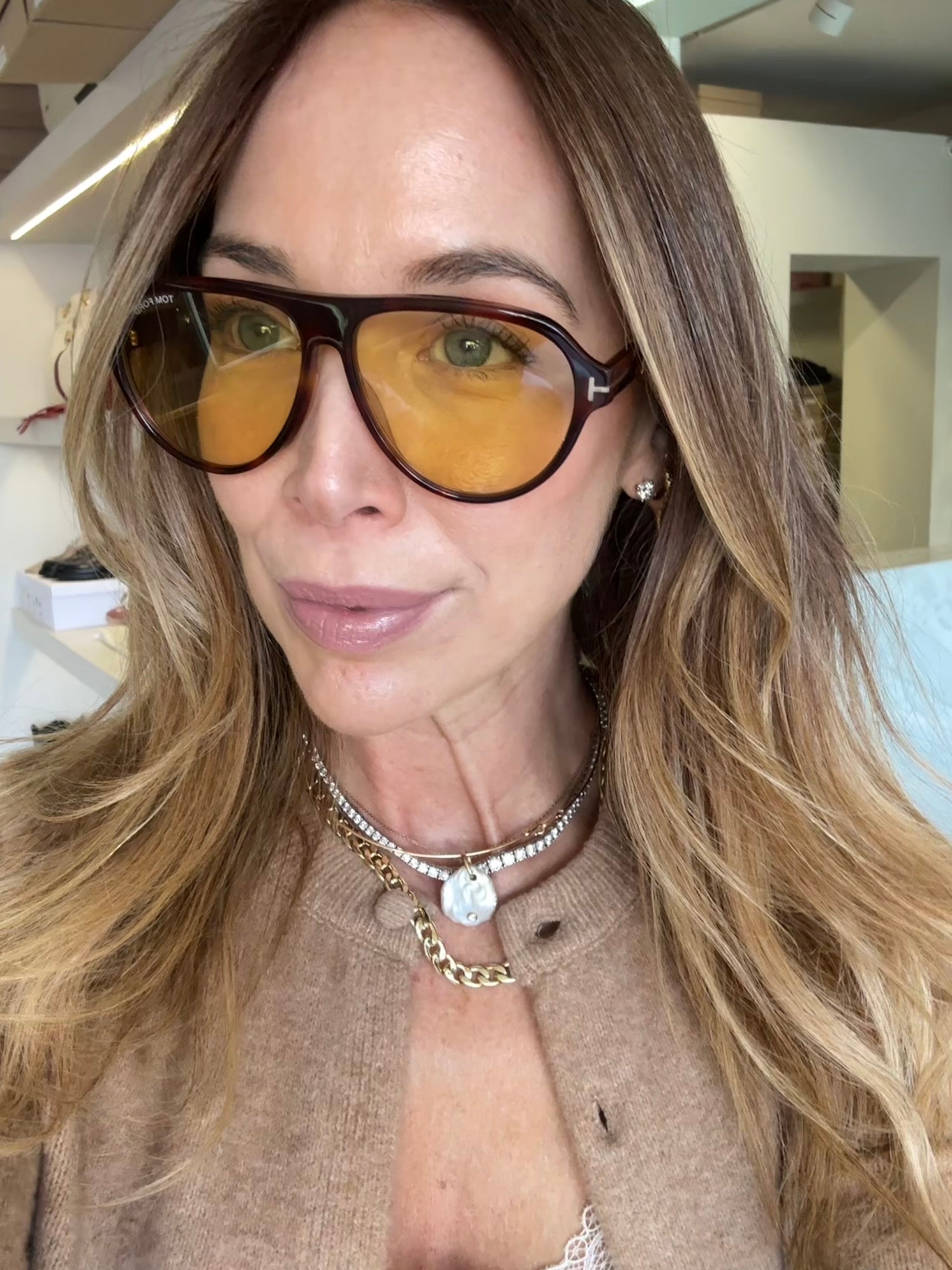 Tom Ford Aviador Carey / Ámbar