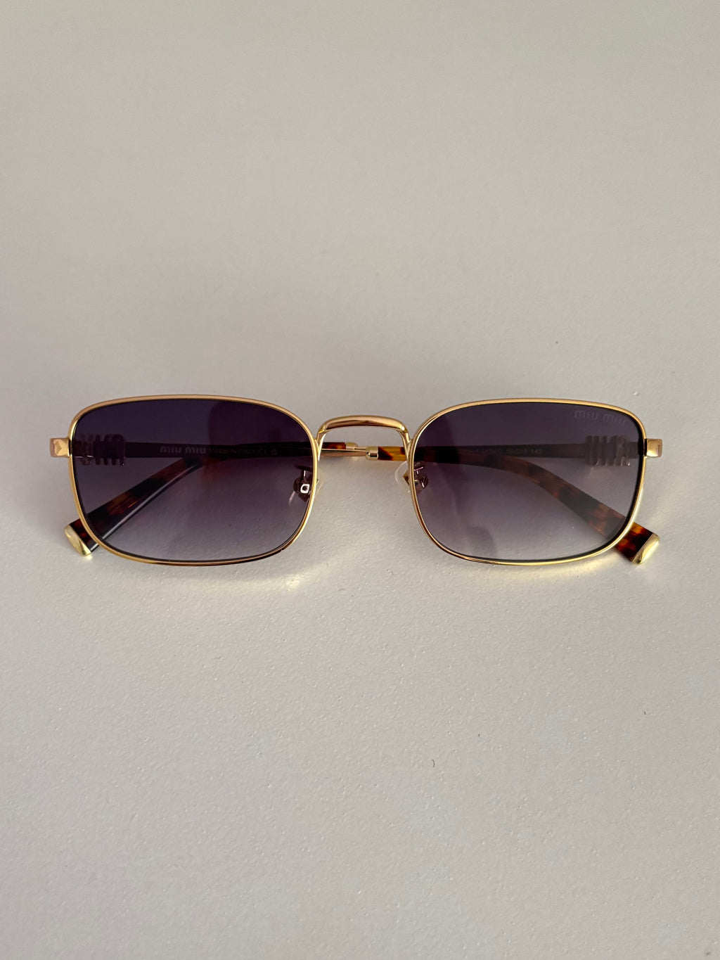 Miu miu lentes rectangulares