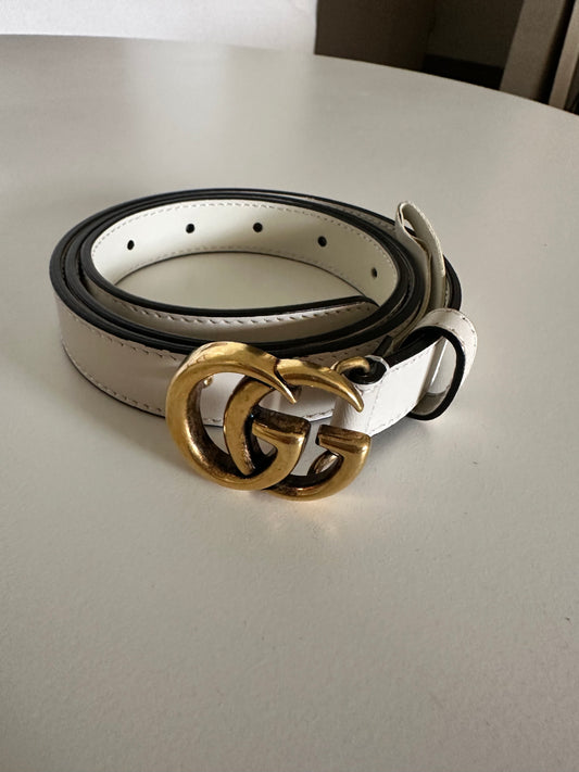 Gucci cinto ivory