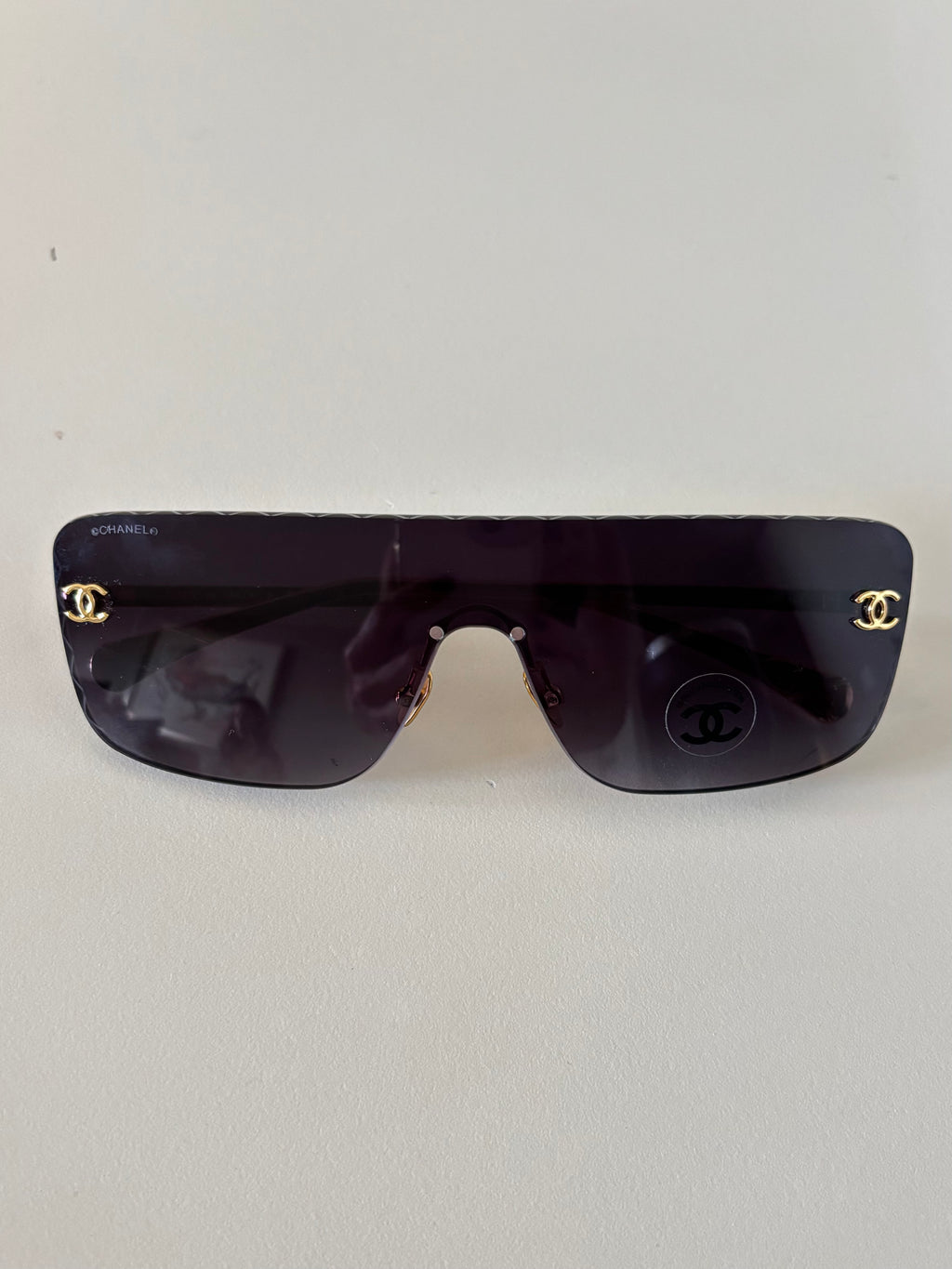 Chanel Shield / visor oversized