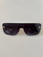 Chanel Shield / visor oversized