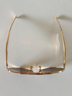 Bottega Lentes Aviator Sardine Café