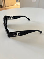 Chanel Black Oversized Oval