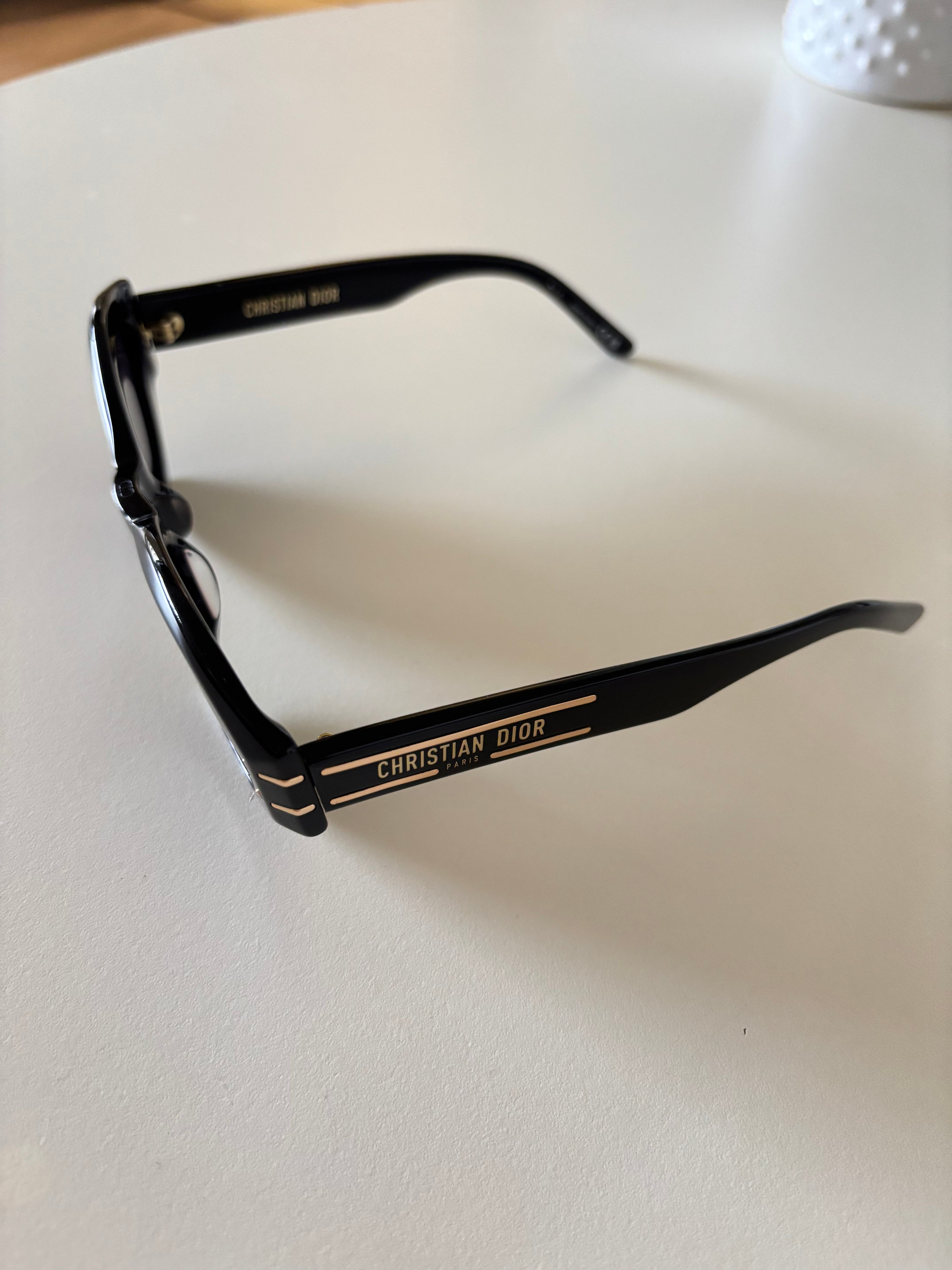 Dior lentes rectangulares negros