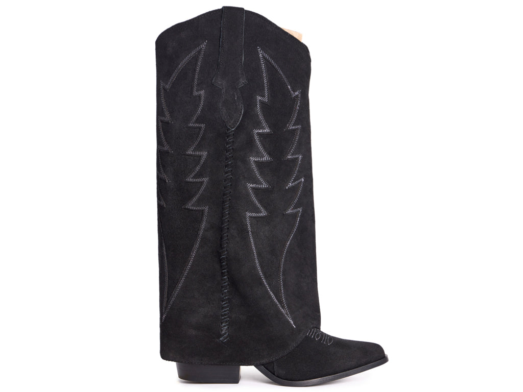 Cayetana II Gamuza Negro