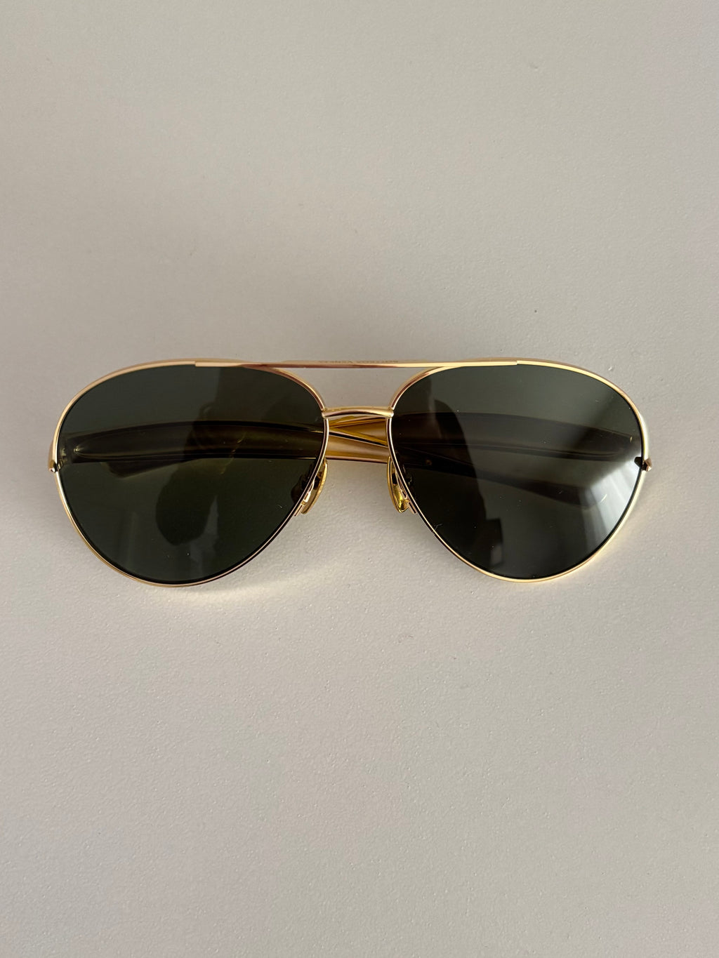 Bottega Lentes Aviator Sardine