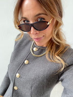 Bottega lentes knot cat eye