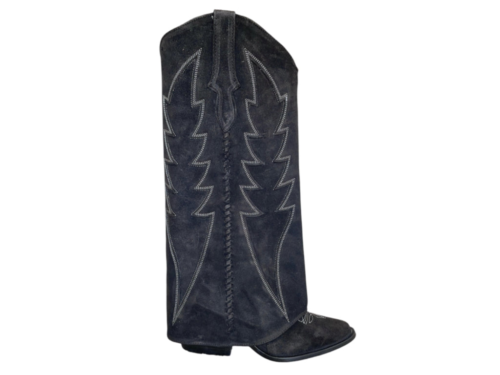 Cayetana II Gamuza Negro