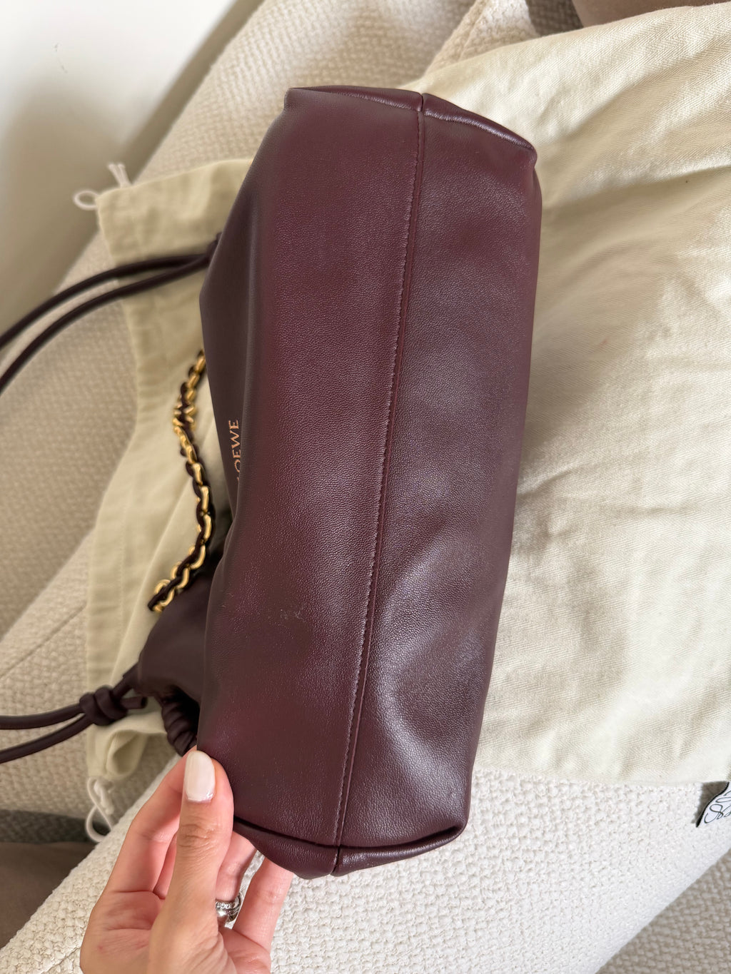 Loewe bolsa flamenco con cadena