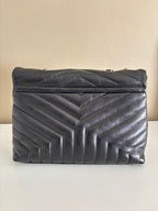 YSL lou lou bag mediana negra