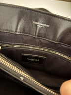 YSL lou lou bag mediana negra